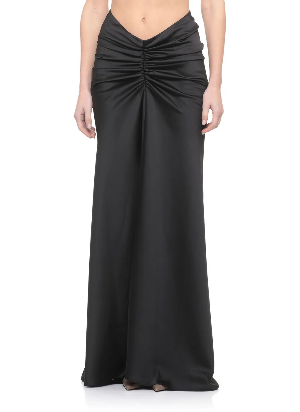 The Andamane Ruched Maxi Skirt