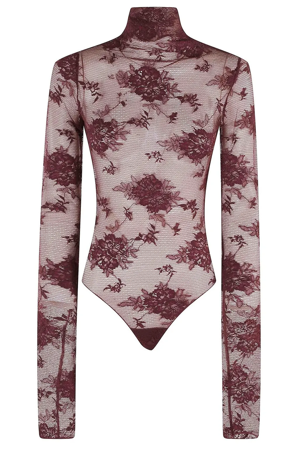 Ziggy Lace Long-Sleeve Bodysuit