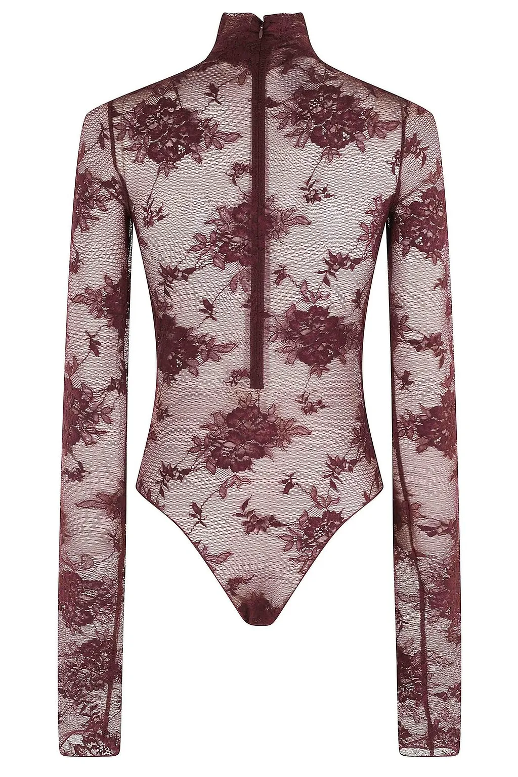 Ziggy Lace Long-Sleeve Bodysuit