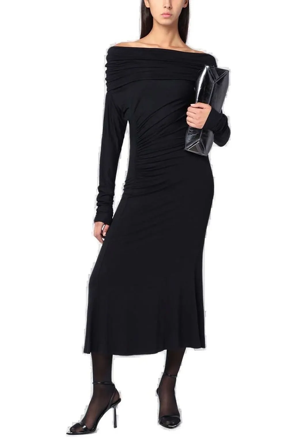Zoe Off Shoulder Midi Dress