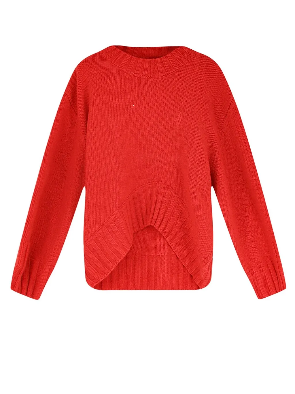 The Attico Asymmetric Hem Knitted Sweater