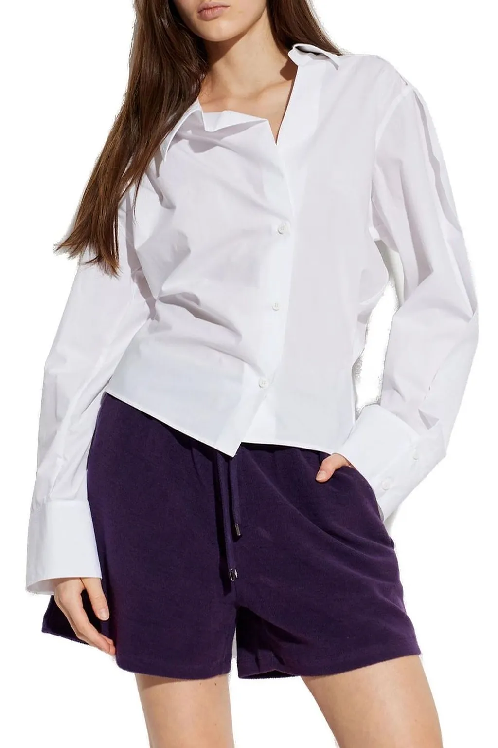 The Attico Asymmetric Shirt