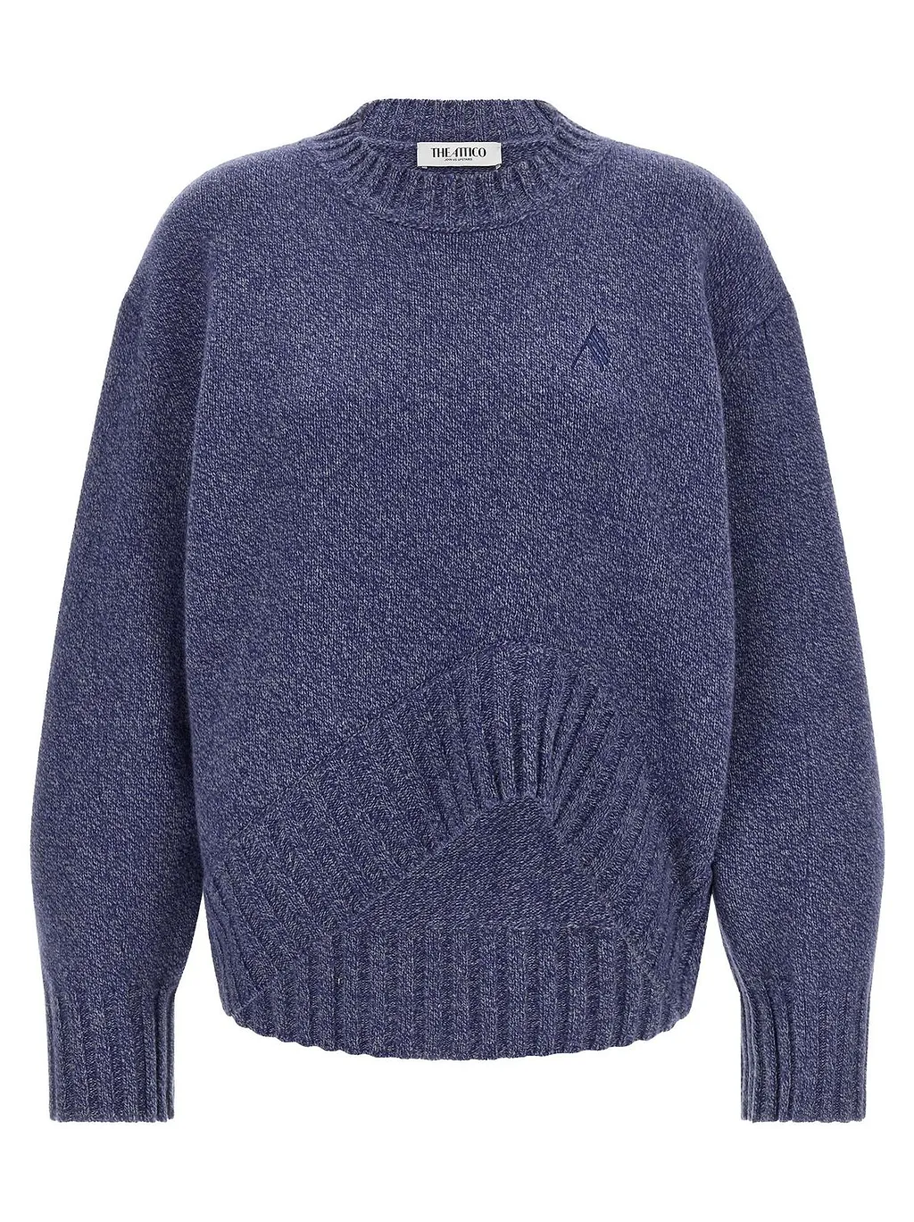 The Attico Asymmetric Hem Knitted Jumper