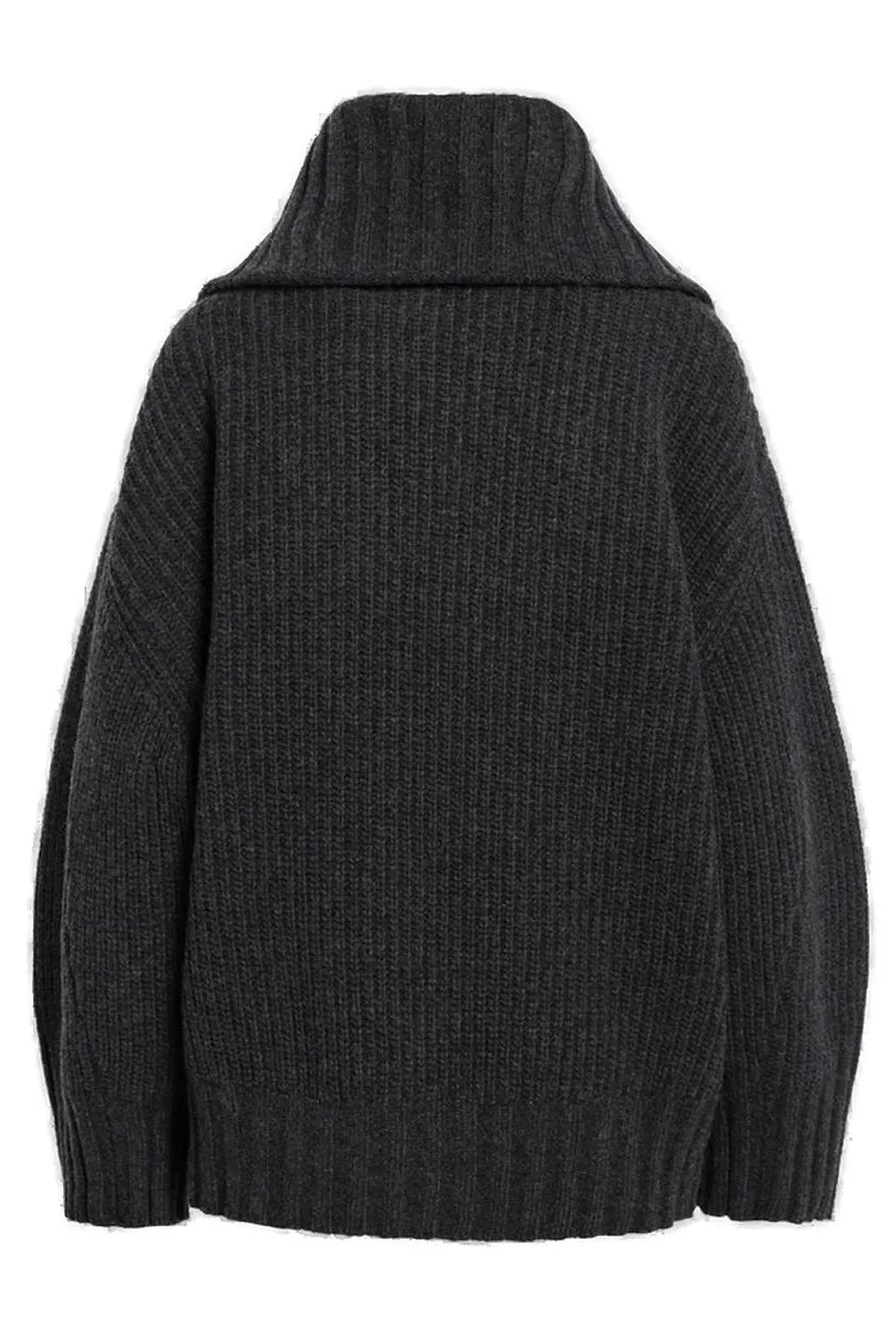 The Attico Asymmetric Zipped Knitted Jumper