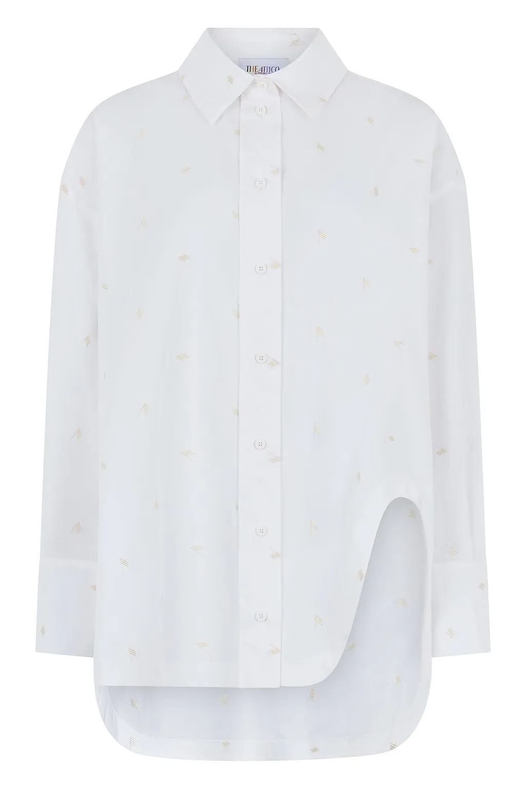 The Attico Asymmetric Oversized Shirt