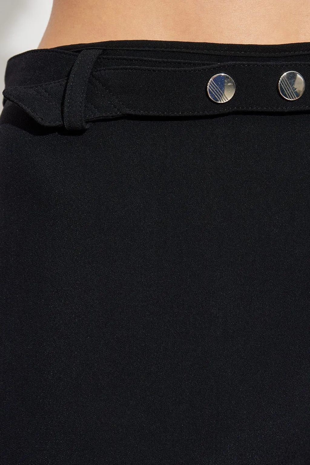 The Attico Belted Mini Skirt