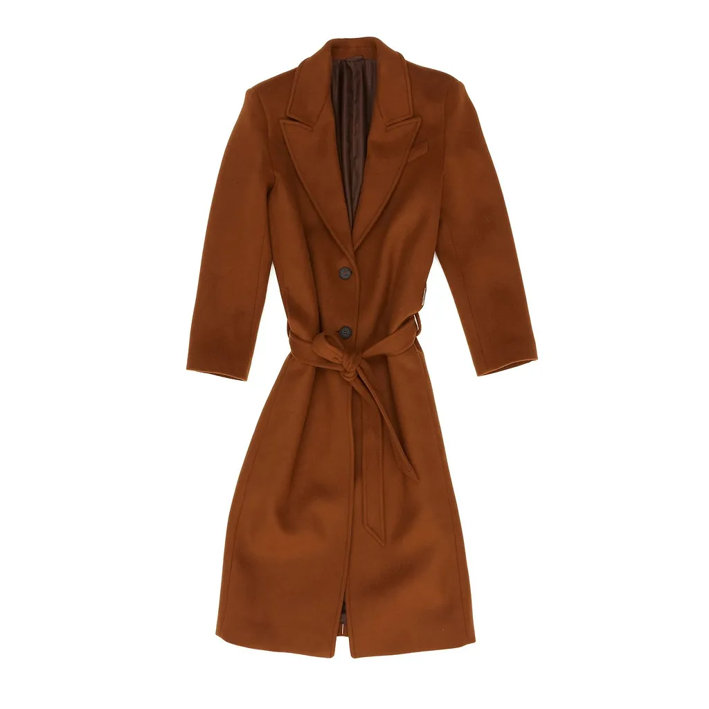 The Attico Belted Long Coat