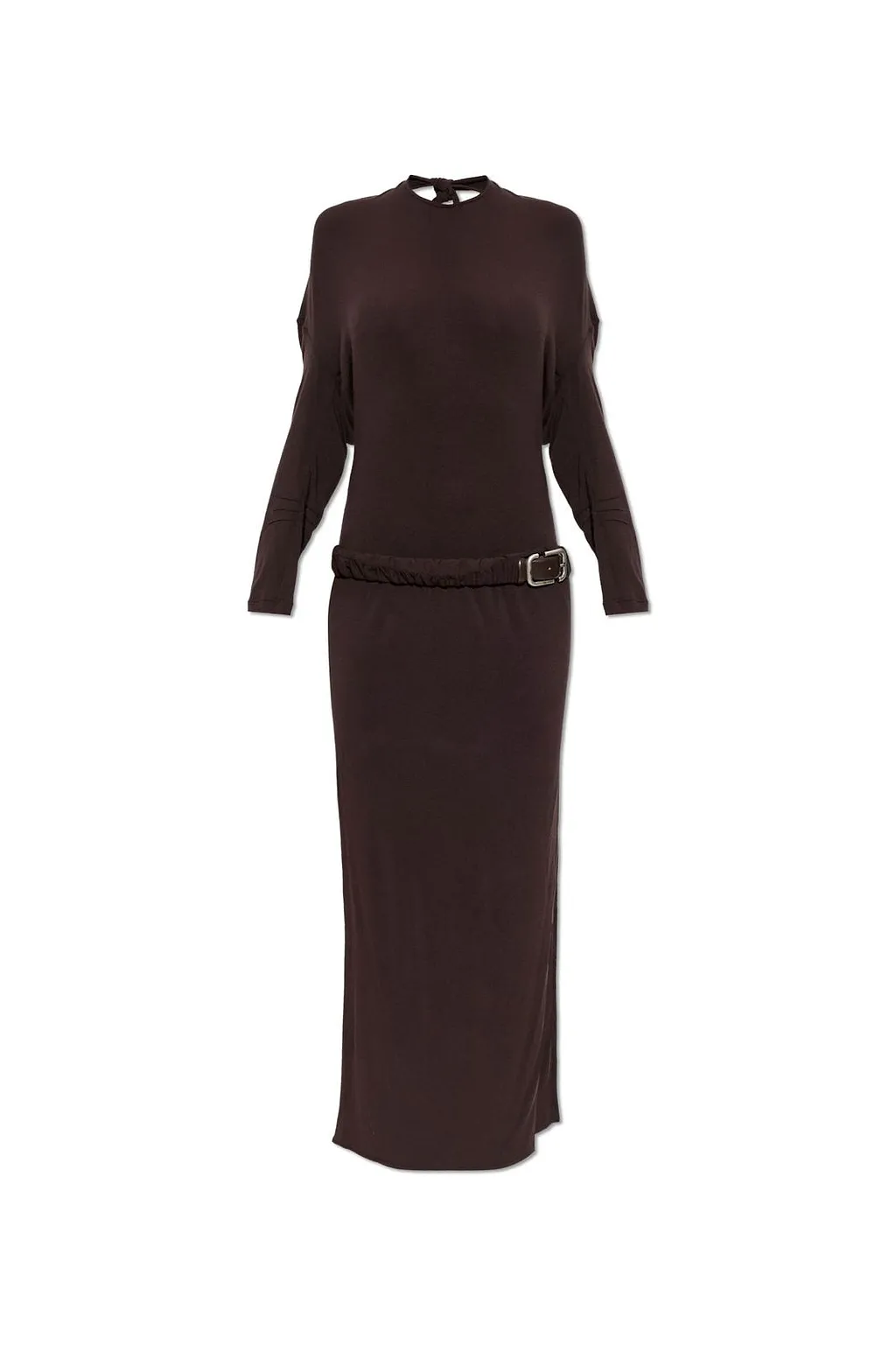 The Attico Belted Long Dress
