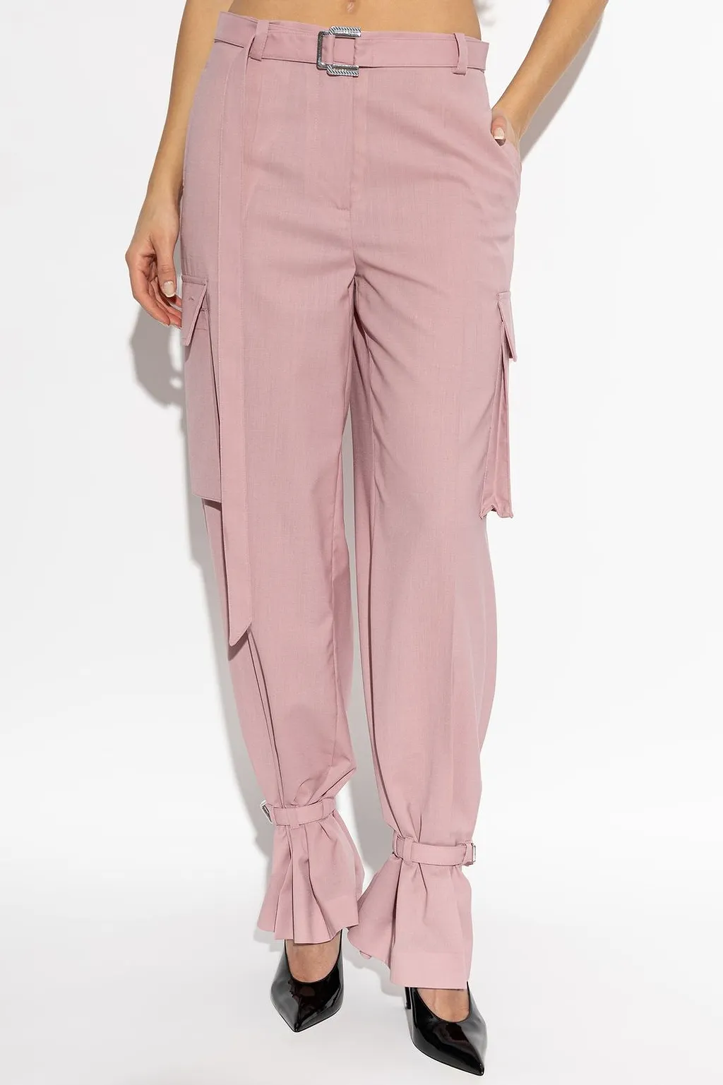 The Attico Belted Cargo Trousers