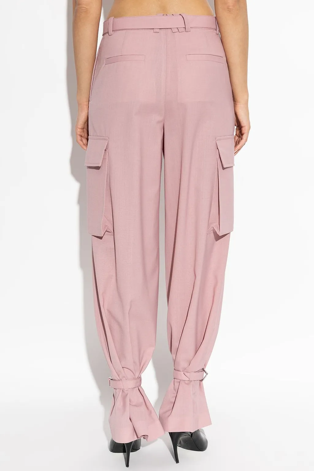 The Attico Belted Cargo Trousers