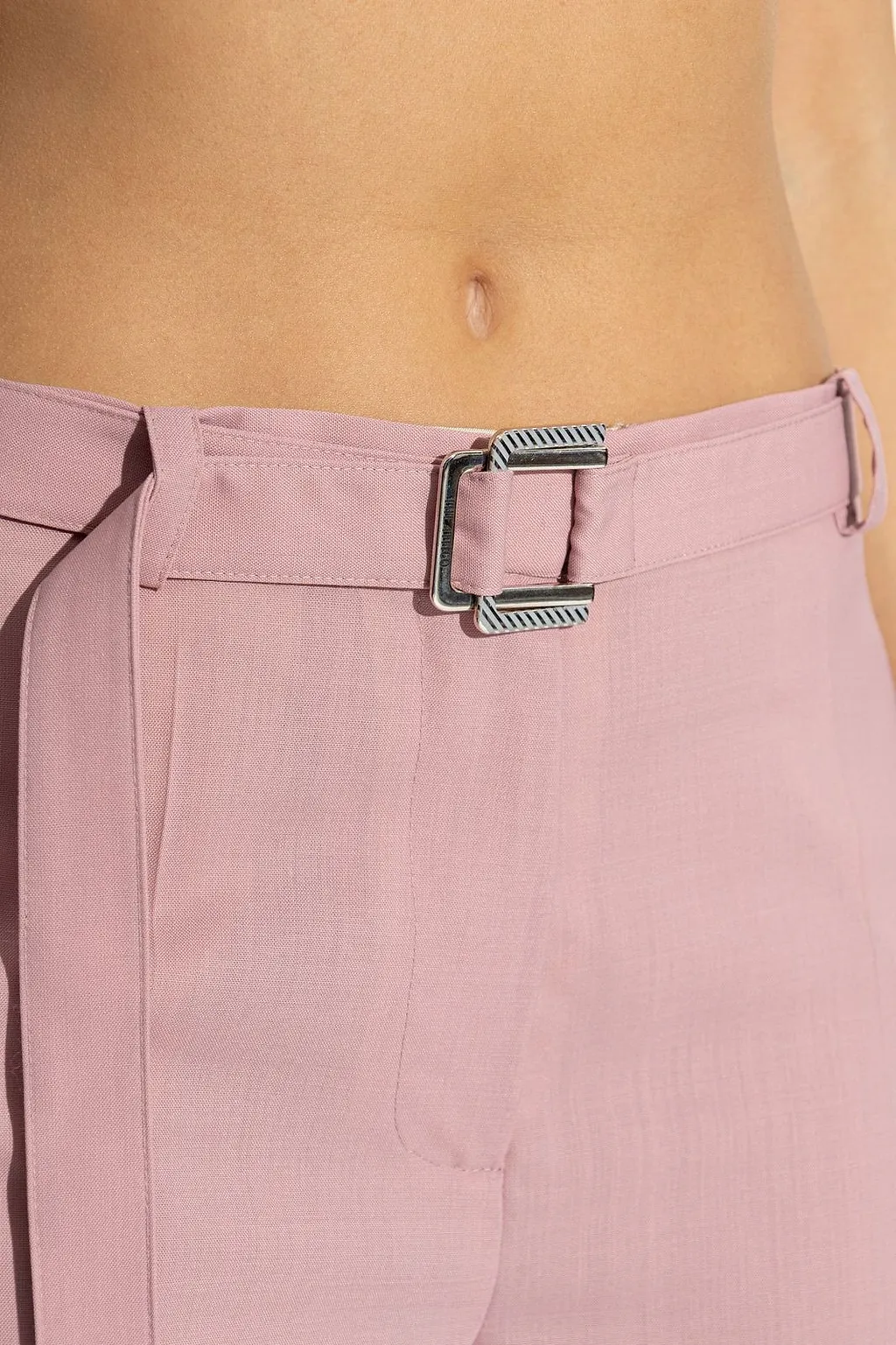 The Attico Belted Cargo Trousers