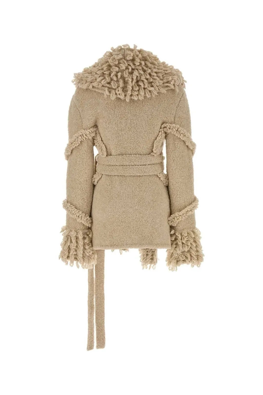 Belted Textured Cardigan