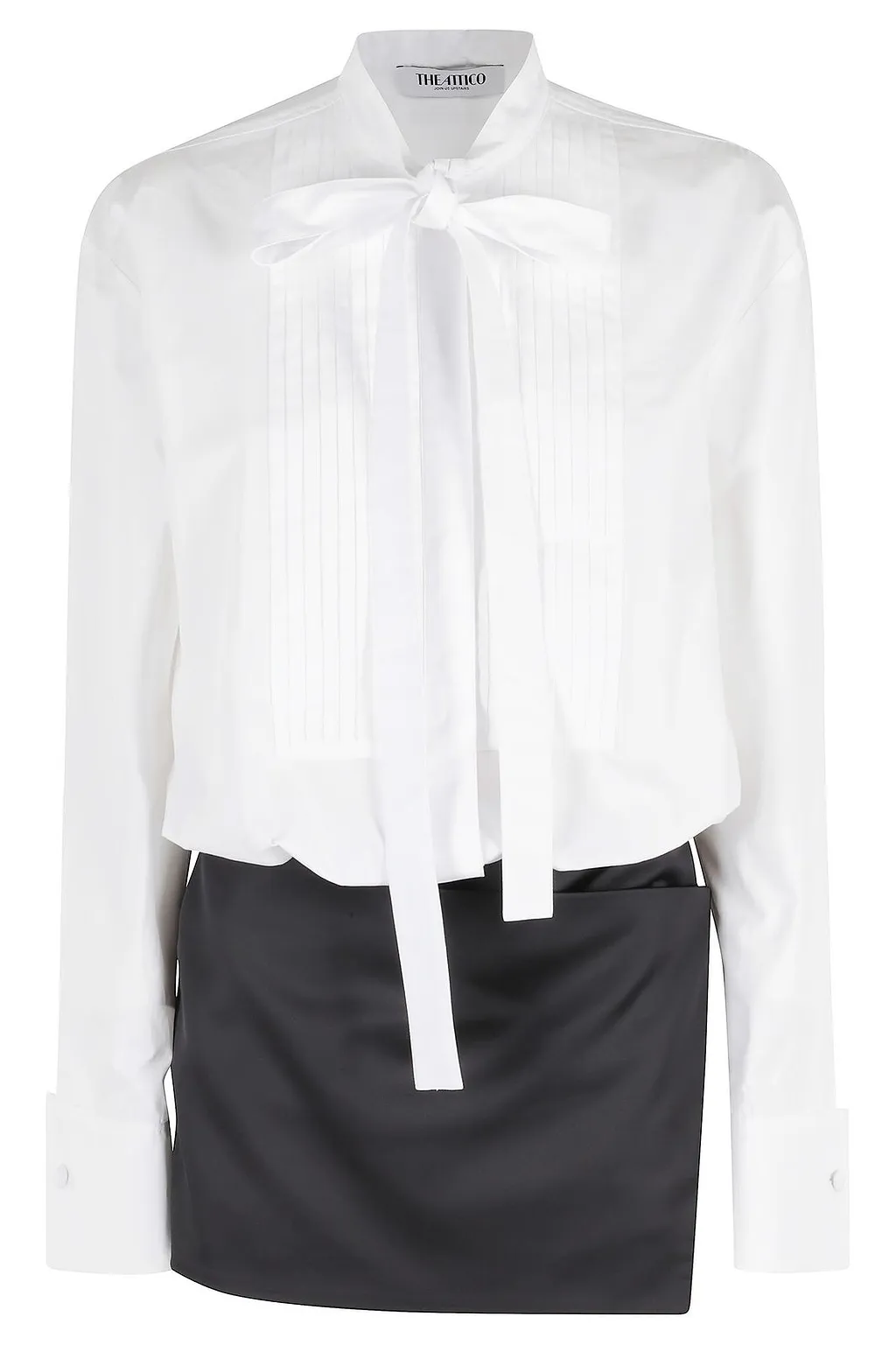 The Attico Bow Detail Mini Dress