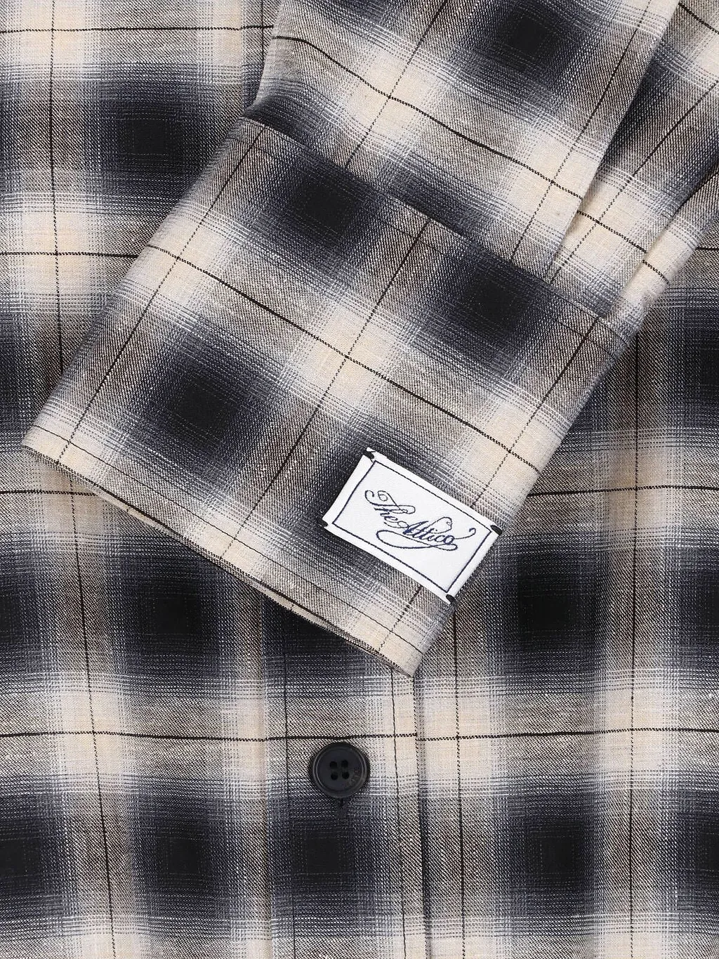 The Attico Check Oversized Shirt