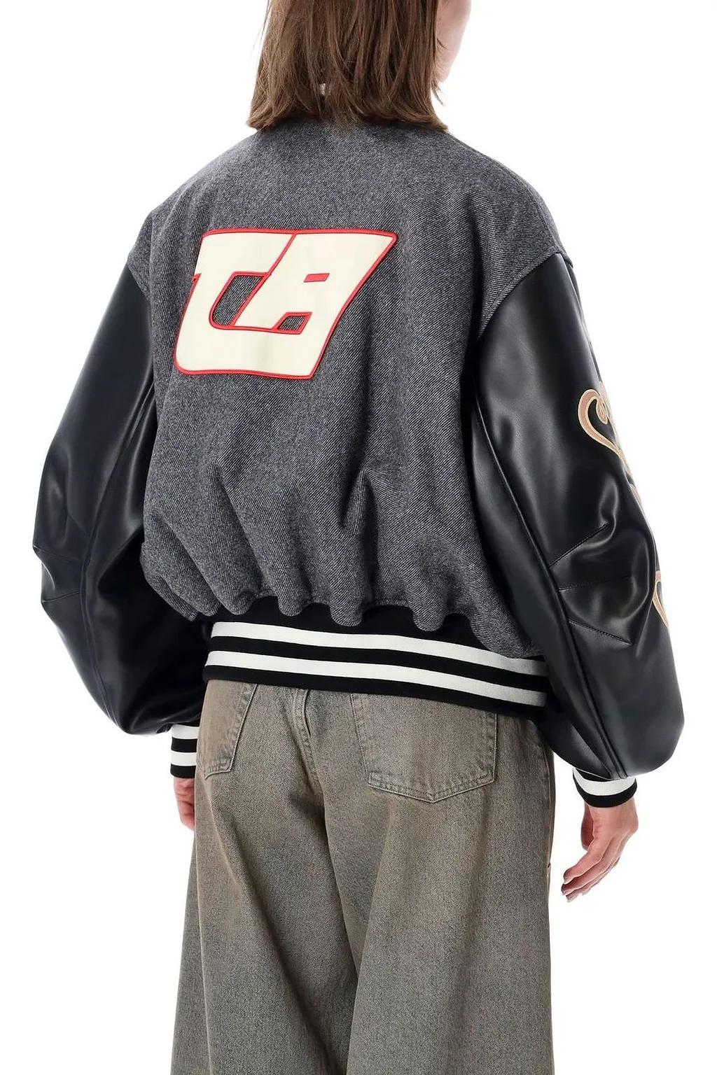 The Attico College Oversized Bomber Jacket
