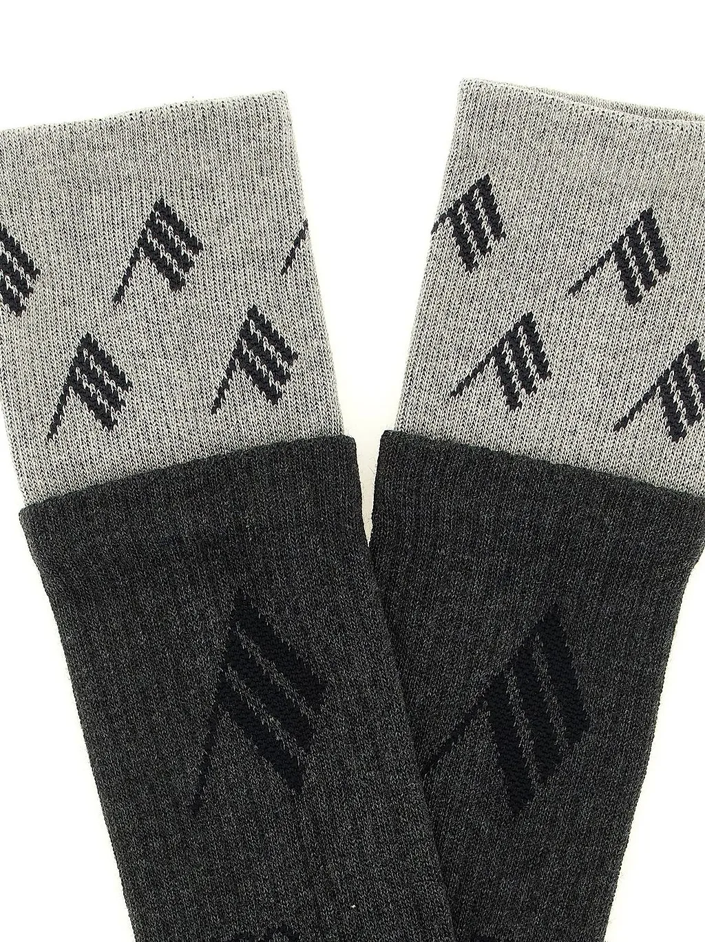 The Attico Double Layer Logo Socks