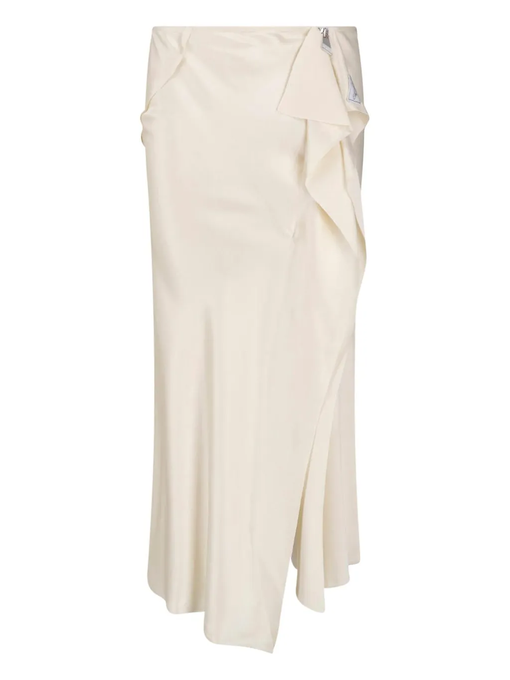 The Attico Draped Maxi Skirt