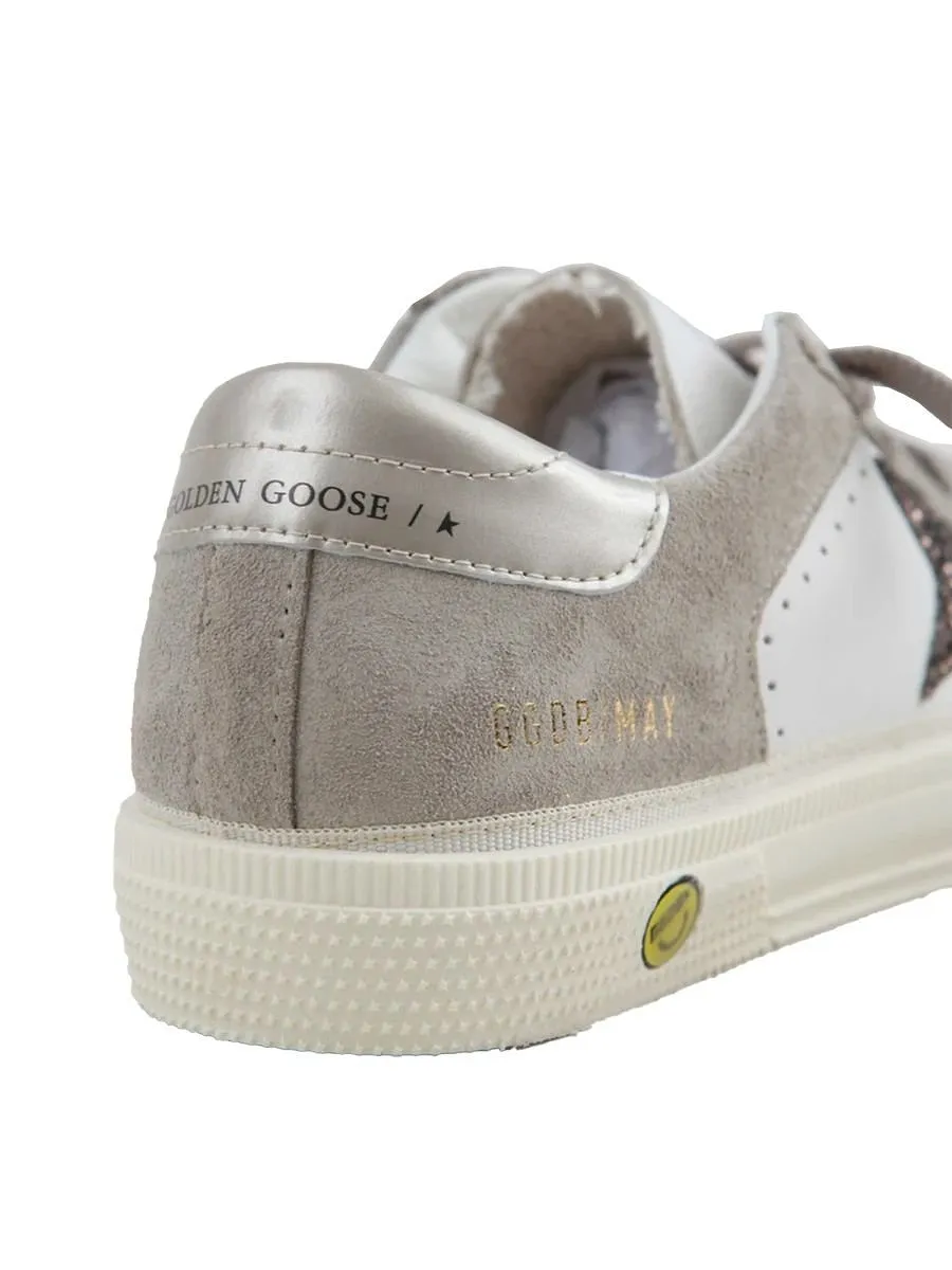Golden Goose Kids May Star Glittered Sneakers