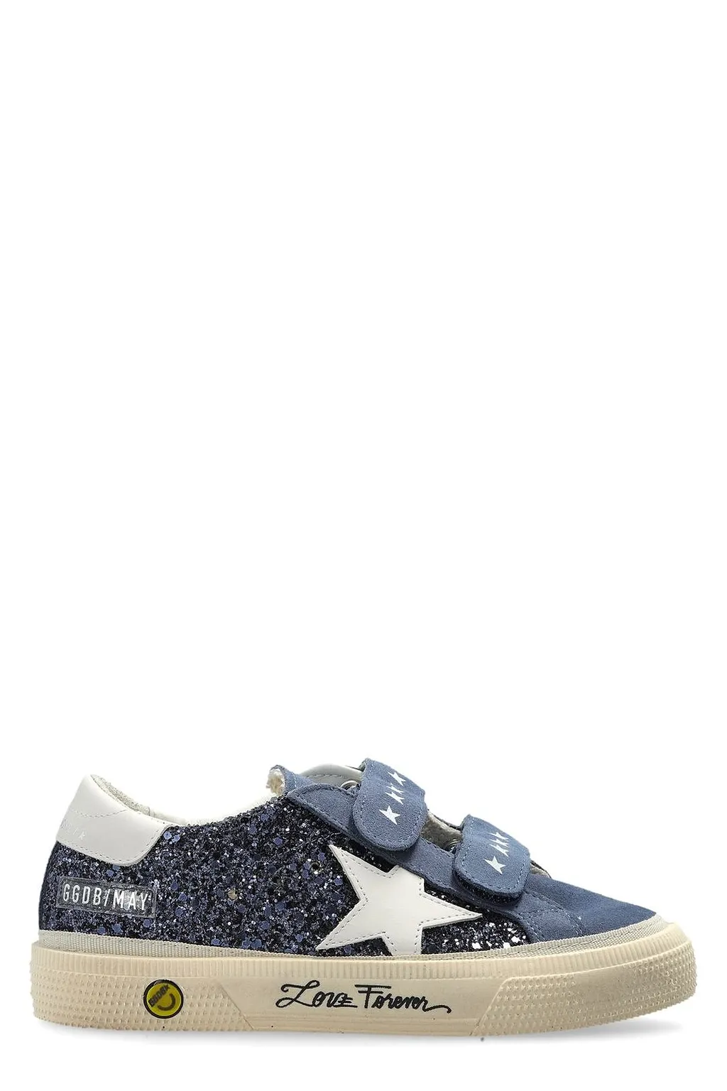Golden Goose Kids May Star Strap Low-Top Sneakers