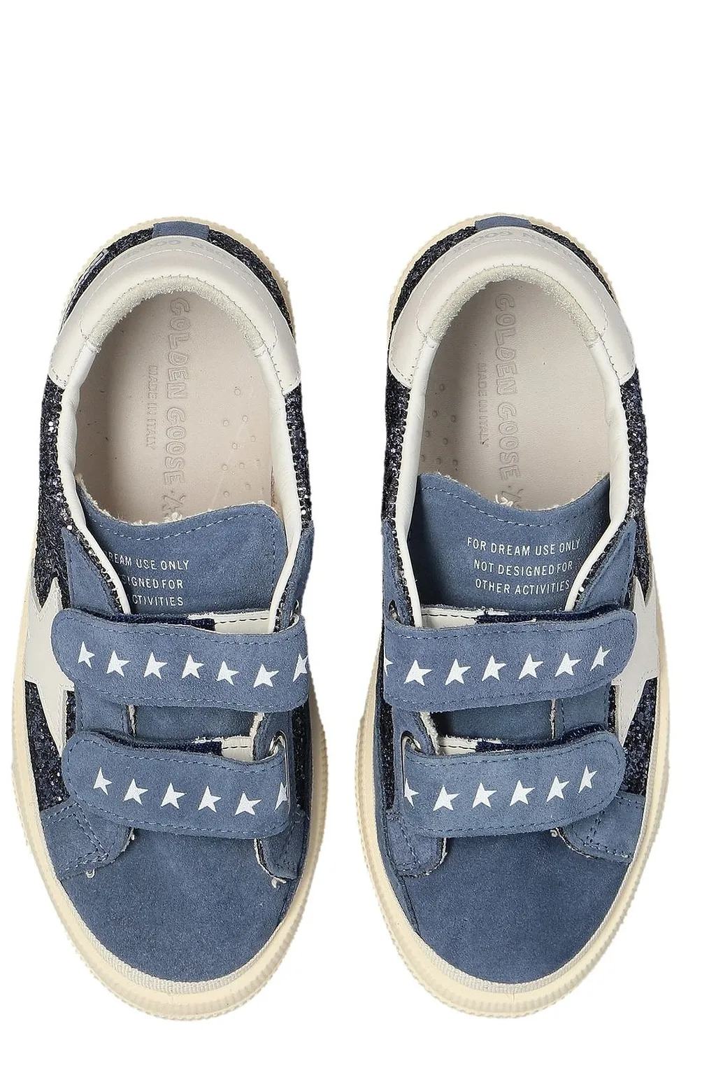 Golden Goose Kids May Star Strap Low-Top Sneakers