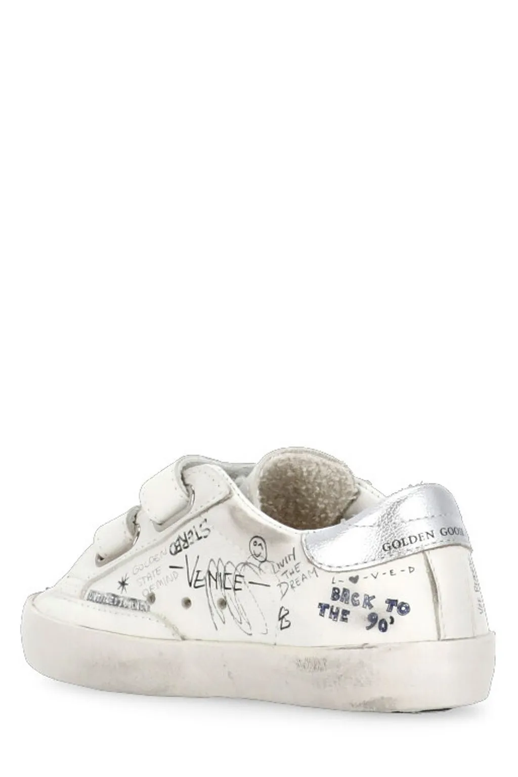 Golden Goose Kids Old School Touch Strap Sneakers