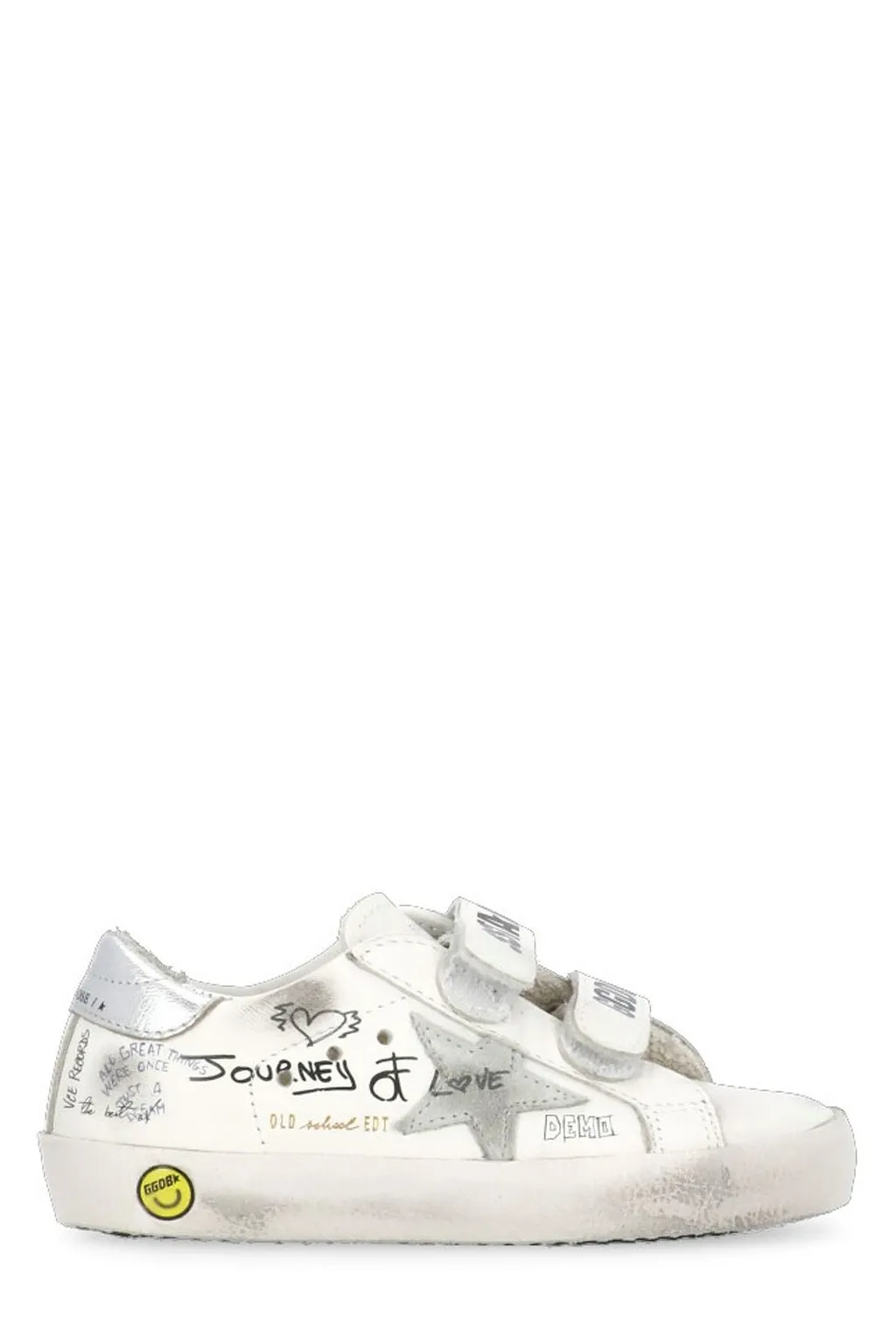 Golden Goose Kids Old School Touch Strap Sneakers