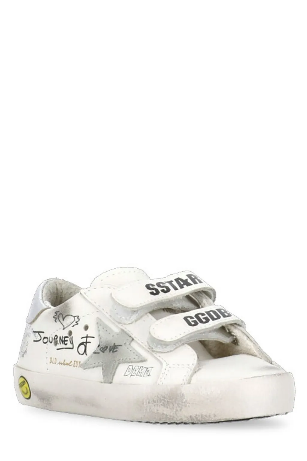Golden Goose Kids Old School Touch Strap Sneakers