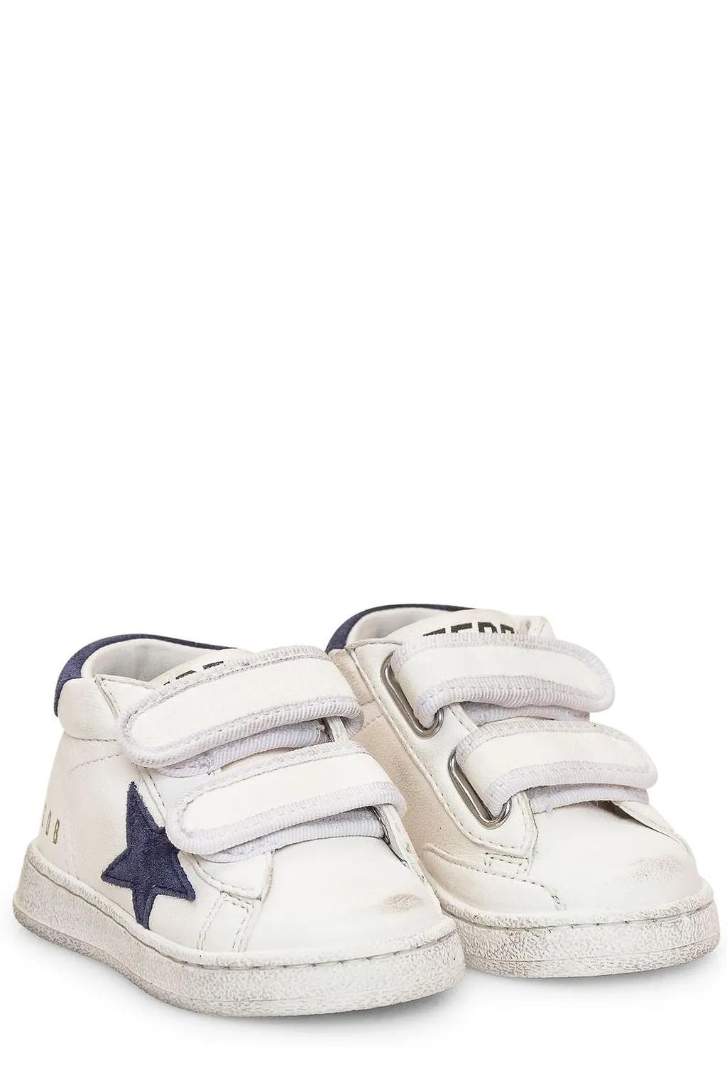 Golden Goose Kids One Star Touch-Strap Sneakers
