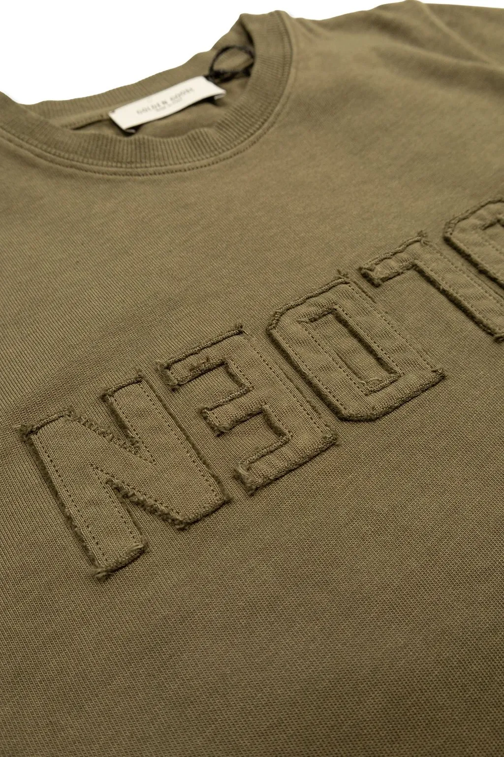 Golden Goose Kids Raised Logo Crewneck T-Shirt