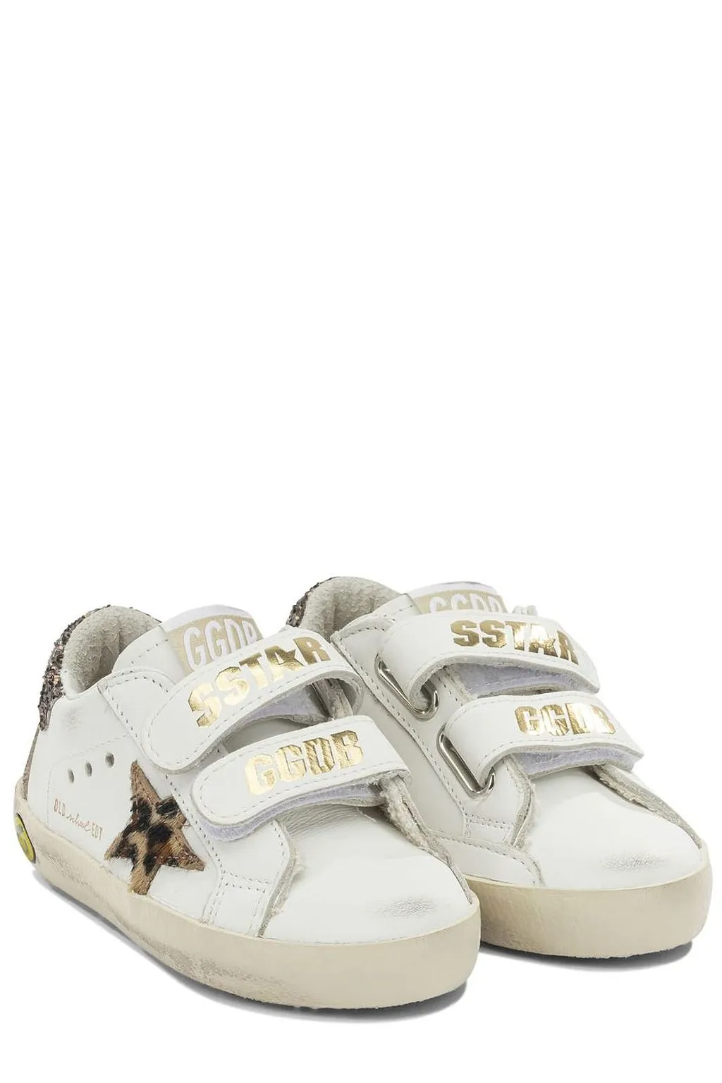 Golden Goose Kids Star Printed Embellished Sneakers