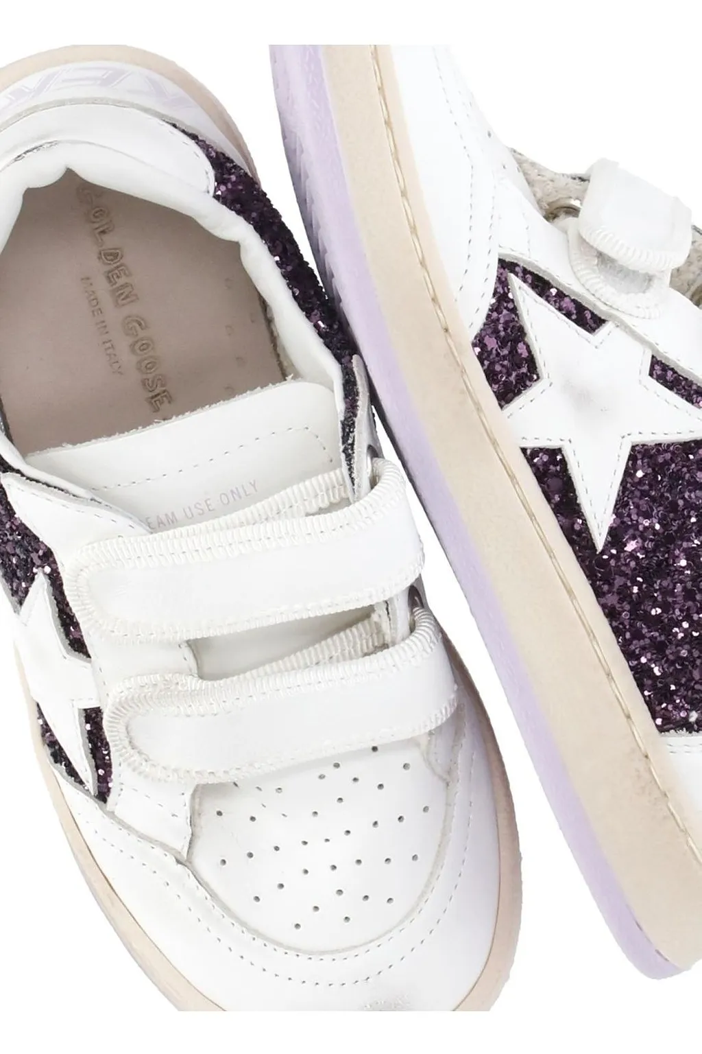 Golden Goose Kids Star Patch Touch Strap Sneakers