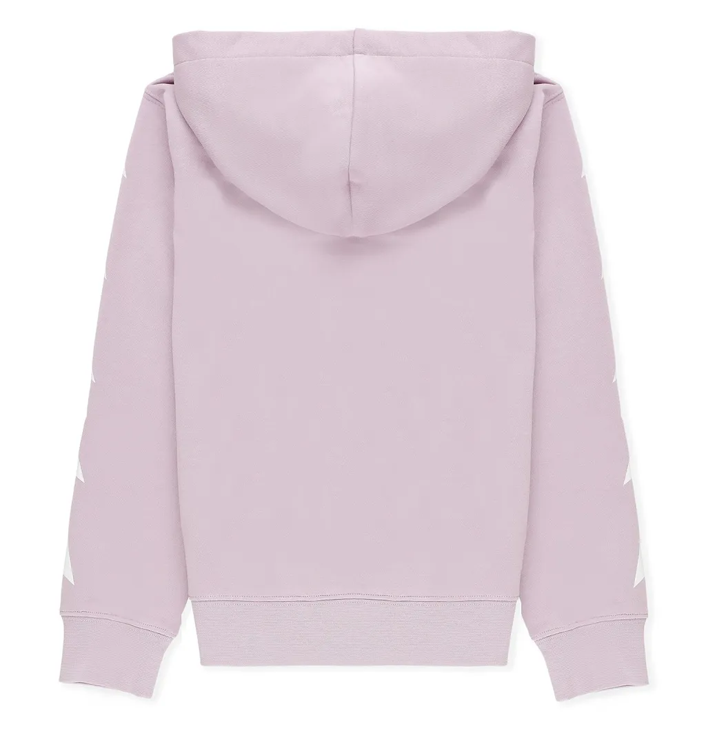 Star Printed Zipped Hoodie