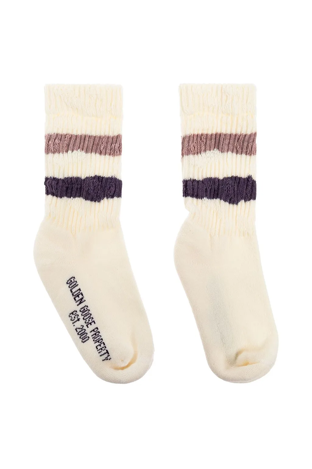 Golden Goose Kids Stripe-Detailed Ankle-Length Socks