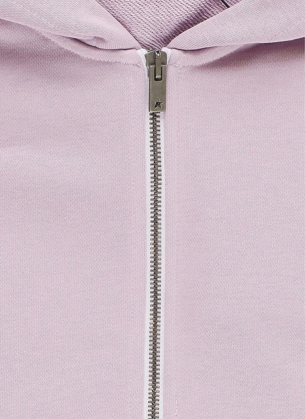 Star Printed Zipped Hoodie