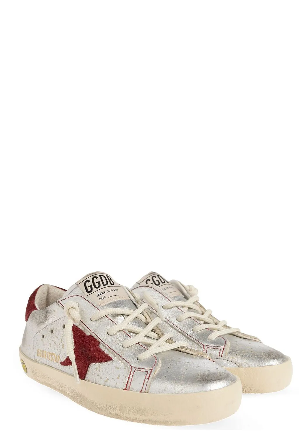 Golden Goose Kids Super Star Distressed Low-Tops