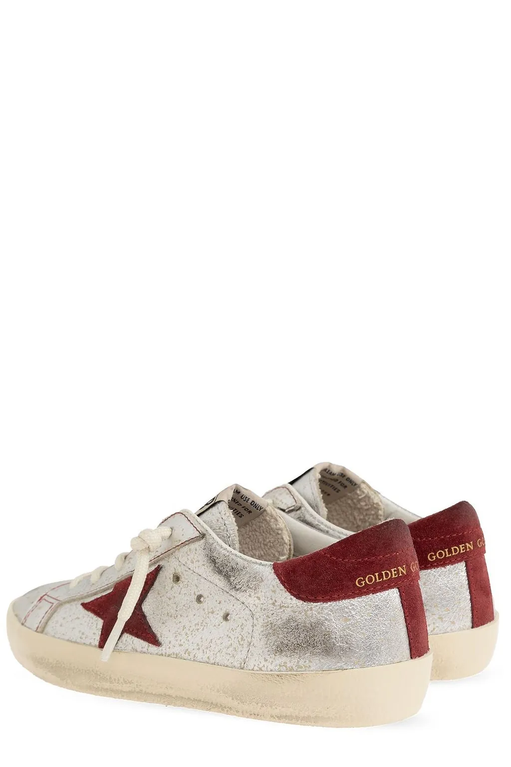 Golden Goose Kids Super Star Distressed Low-Tops