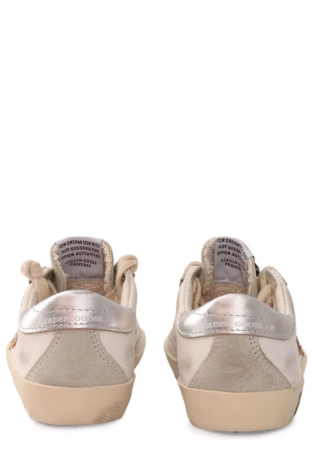 Golden Goose Kids Super-Star Glittered Sneakers