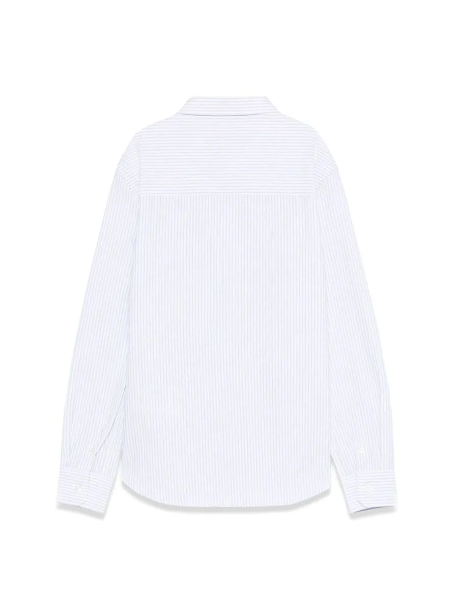 Golden Goose Kids Striped Embroidered Shirt