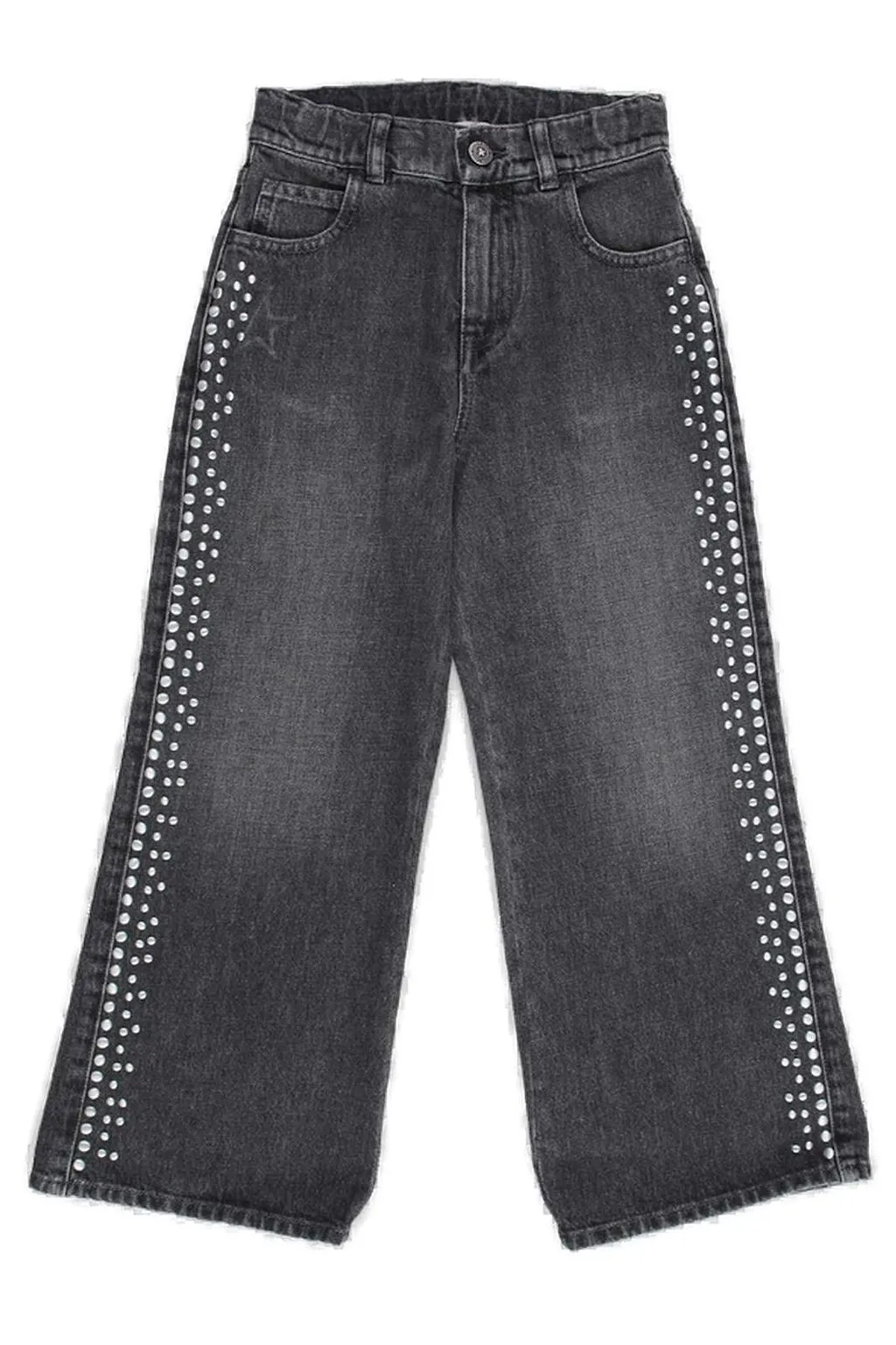 Golden Goose Kids Wide Leg Jeans