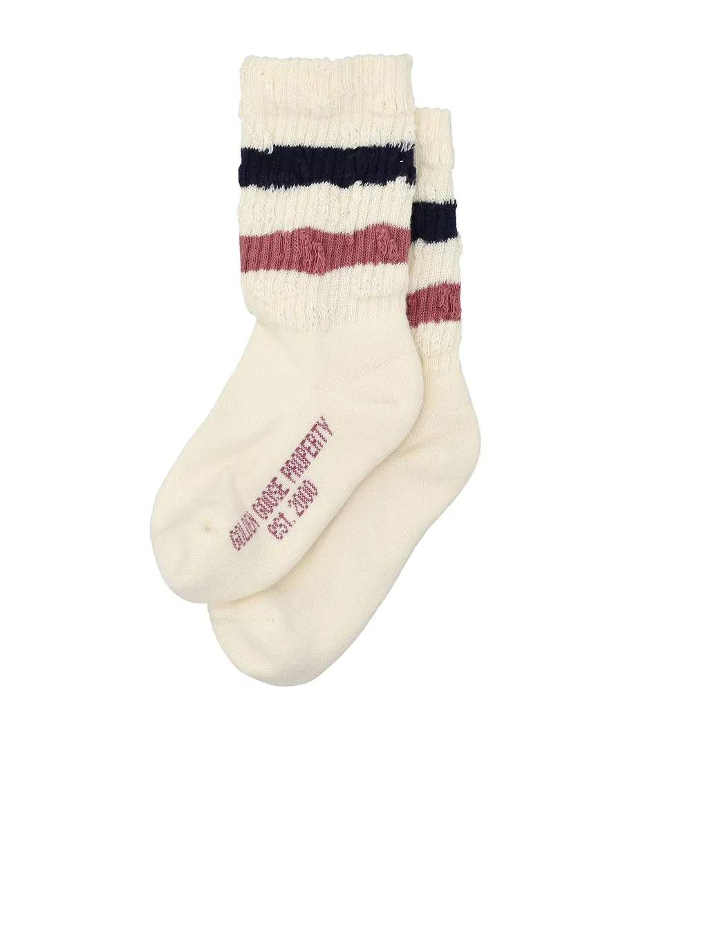 Golden Goose Kids Stripe-Detailed Ankle-Length Socks