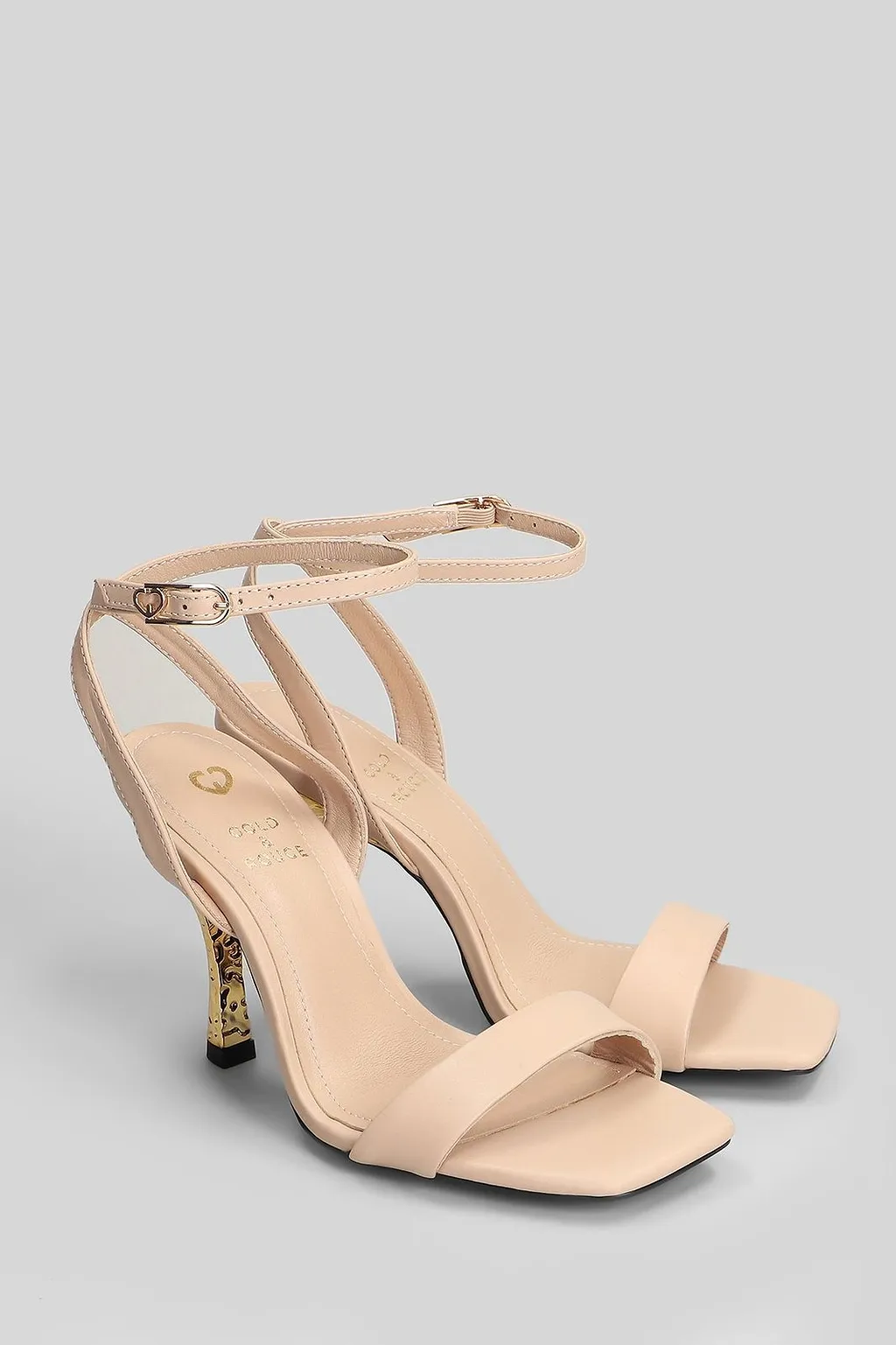 Biscuit Ankle-Strap Sandals