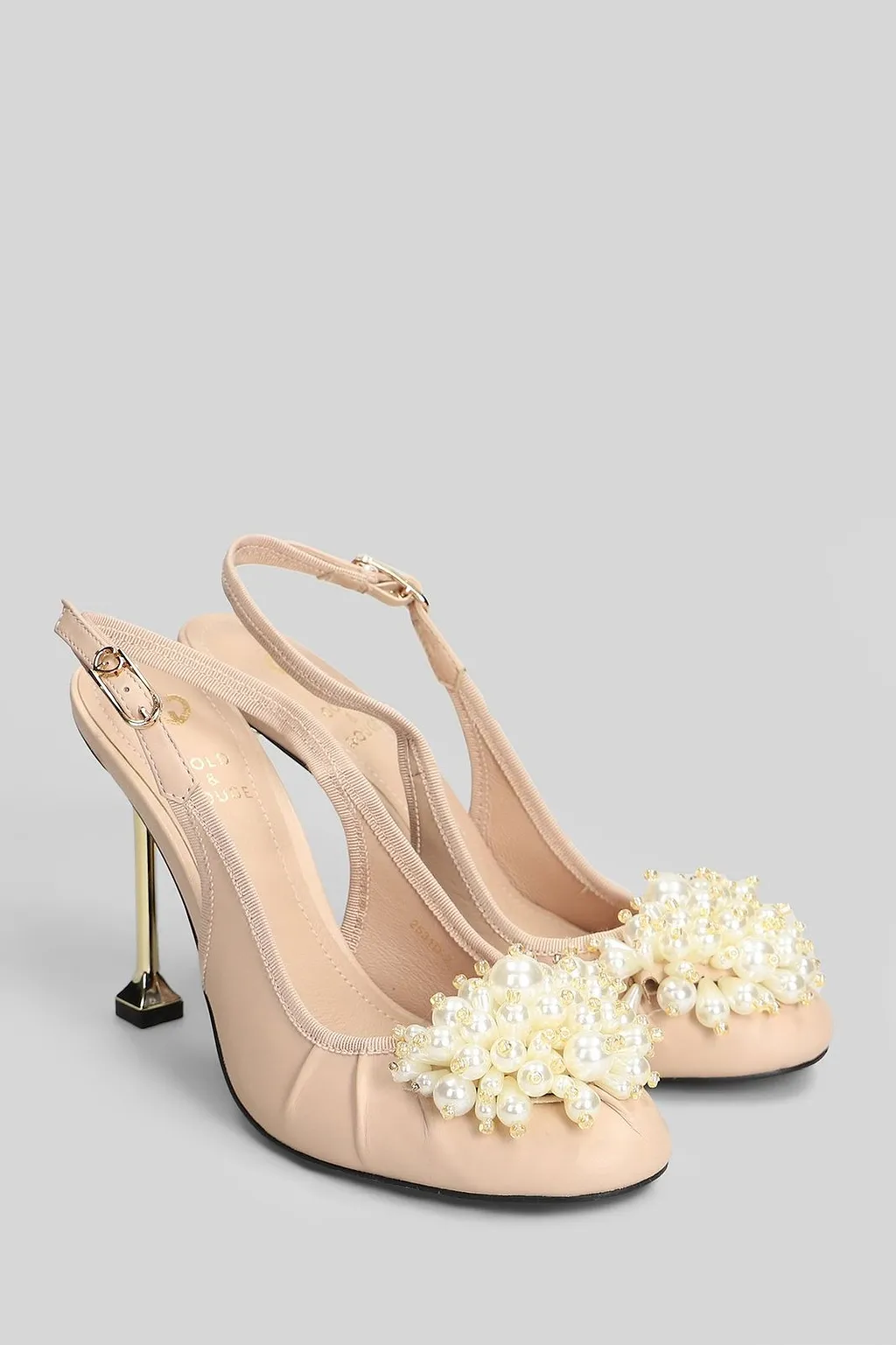 Pipoca Embellished Slingback Pumps