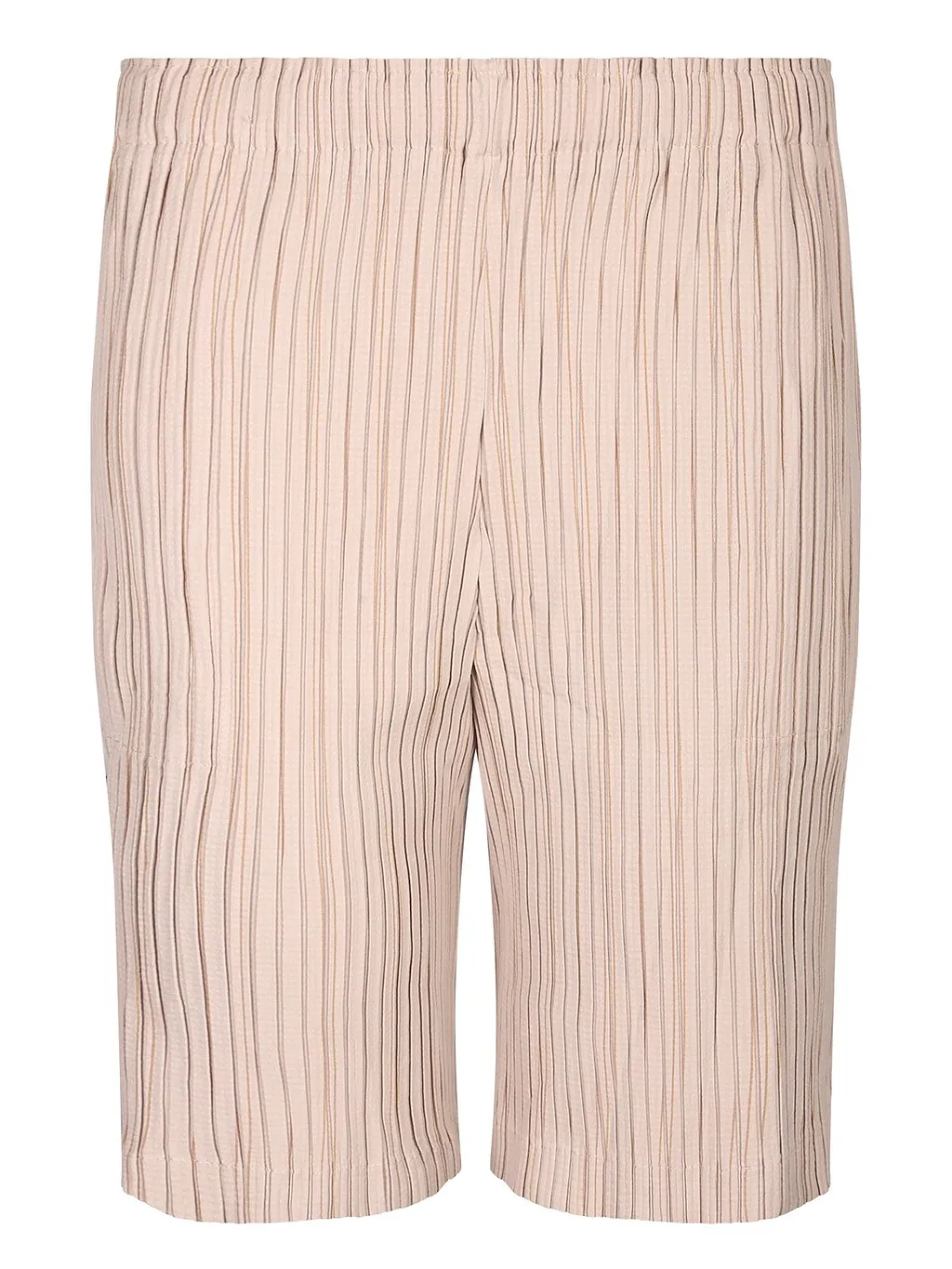 Gongdid Design Elastic-Waist Stripe Shorts