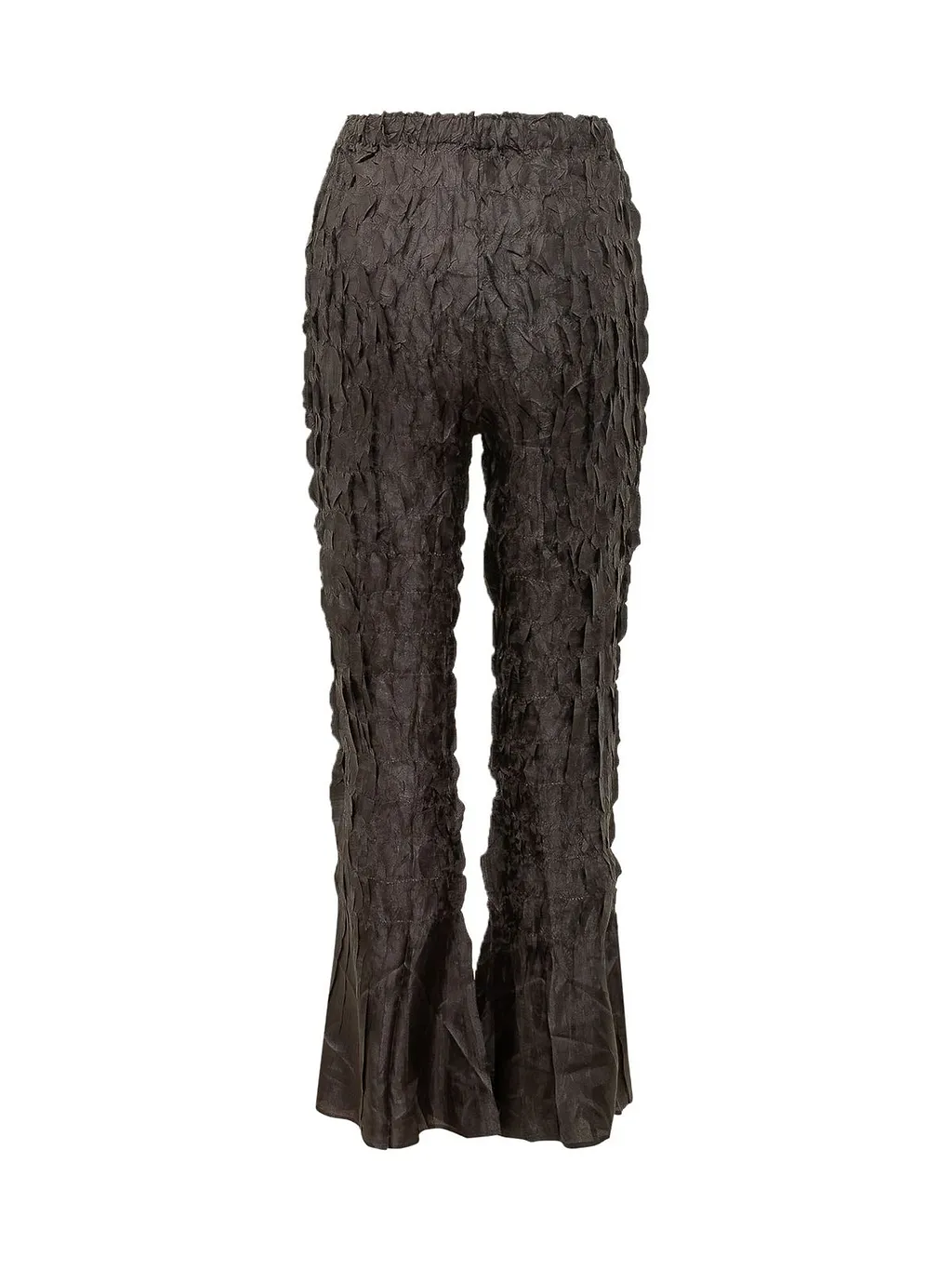 Gongdid Design Elasticated Waist Ruffled Trousers