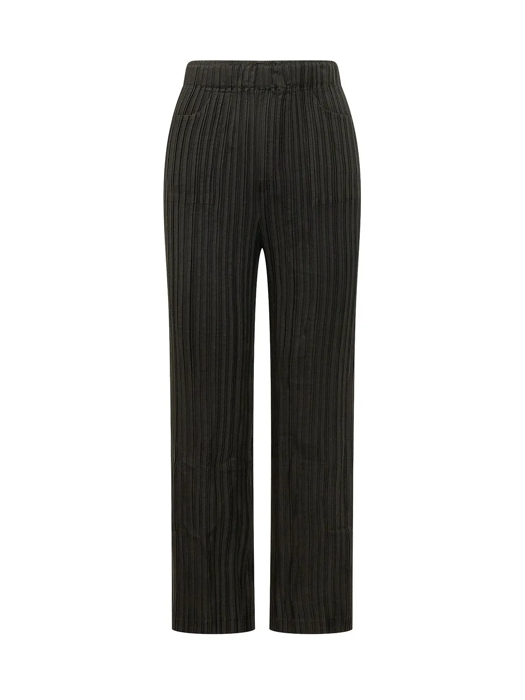 Gongdid Design Denim Pleated Pants