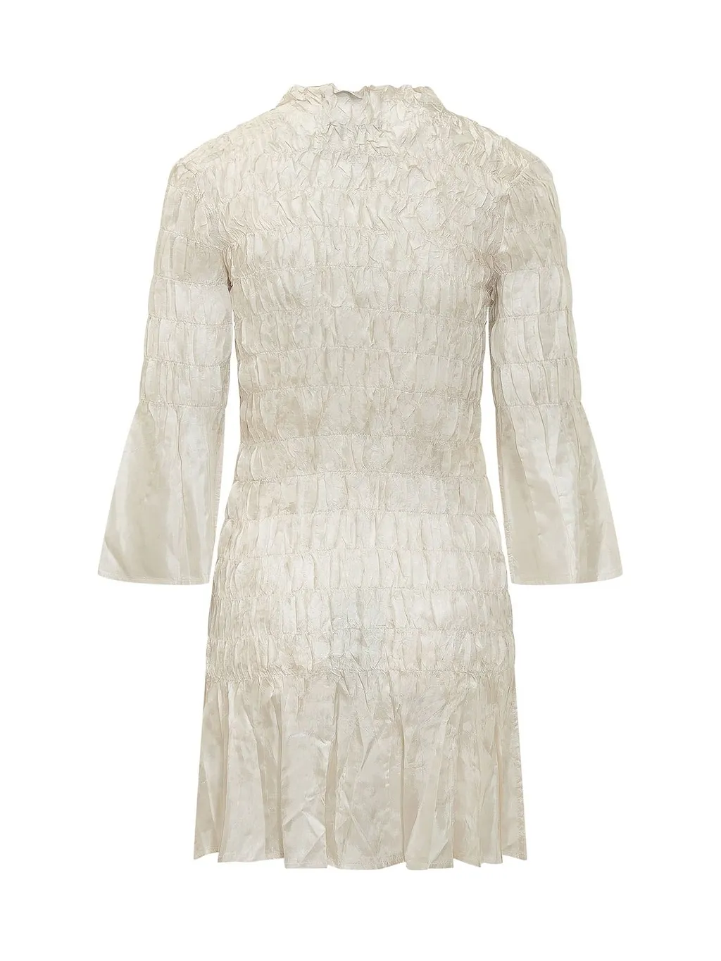 Gongdid Design Hand Pleated Mini Dress