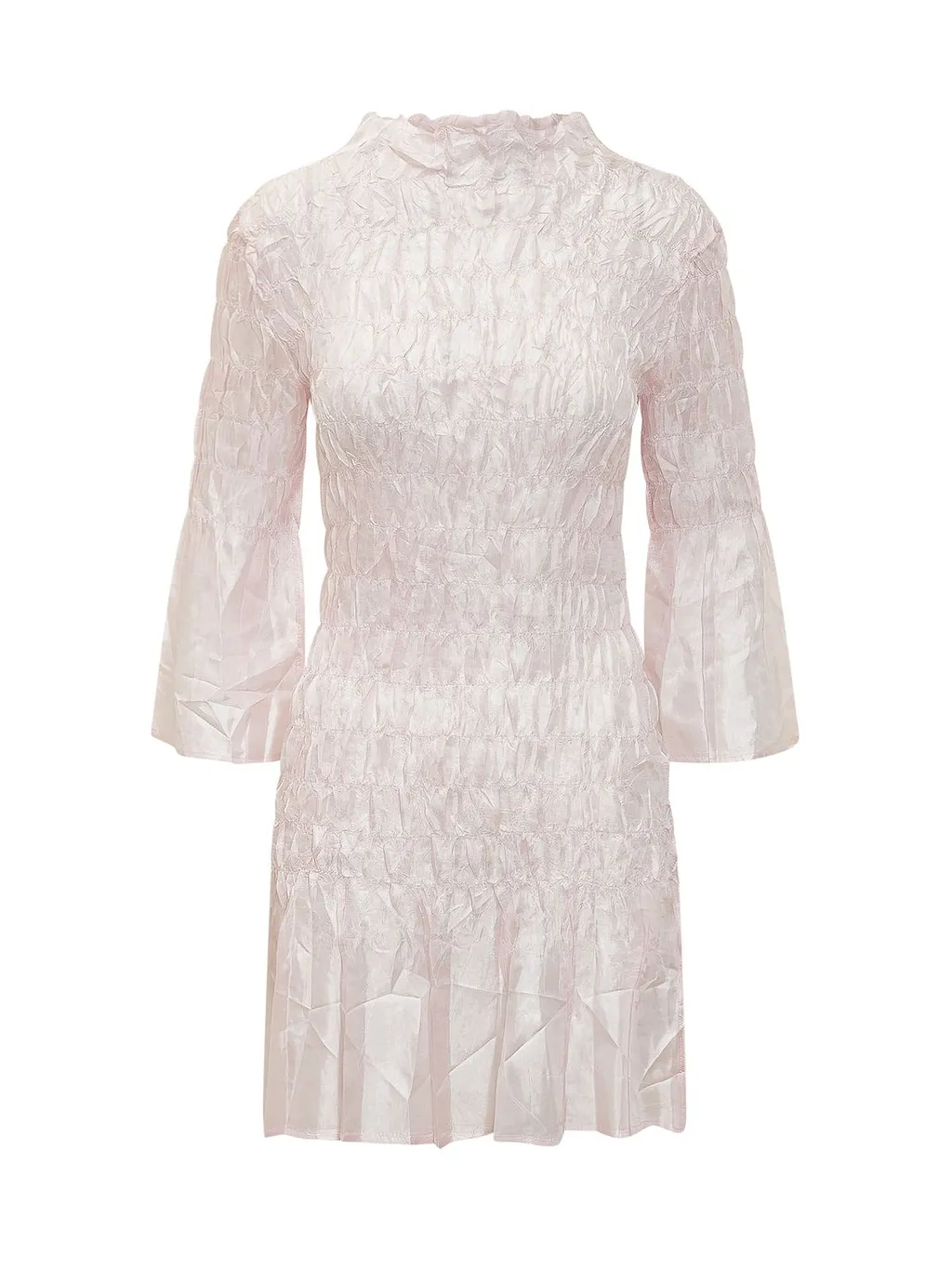 Hand Pleated Mini Dress