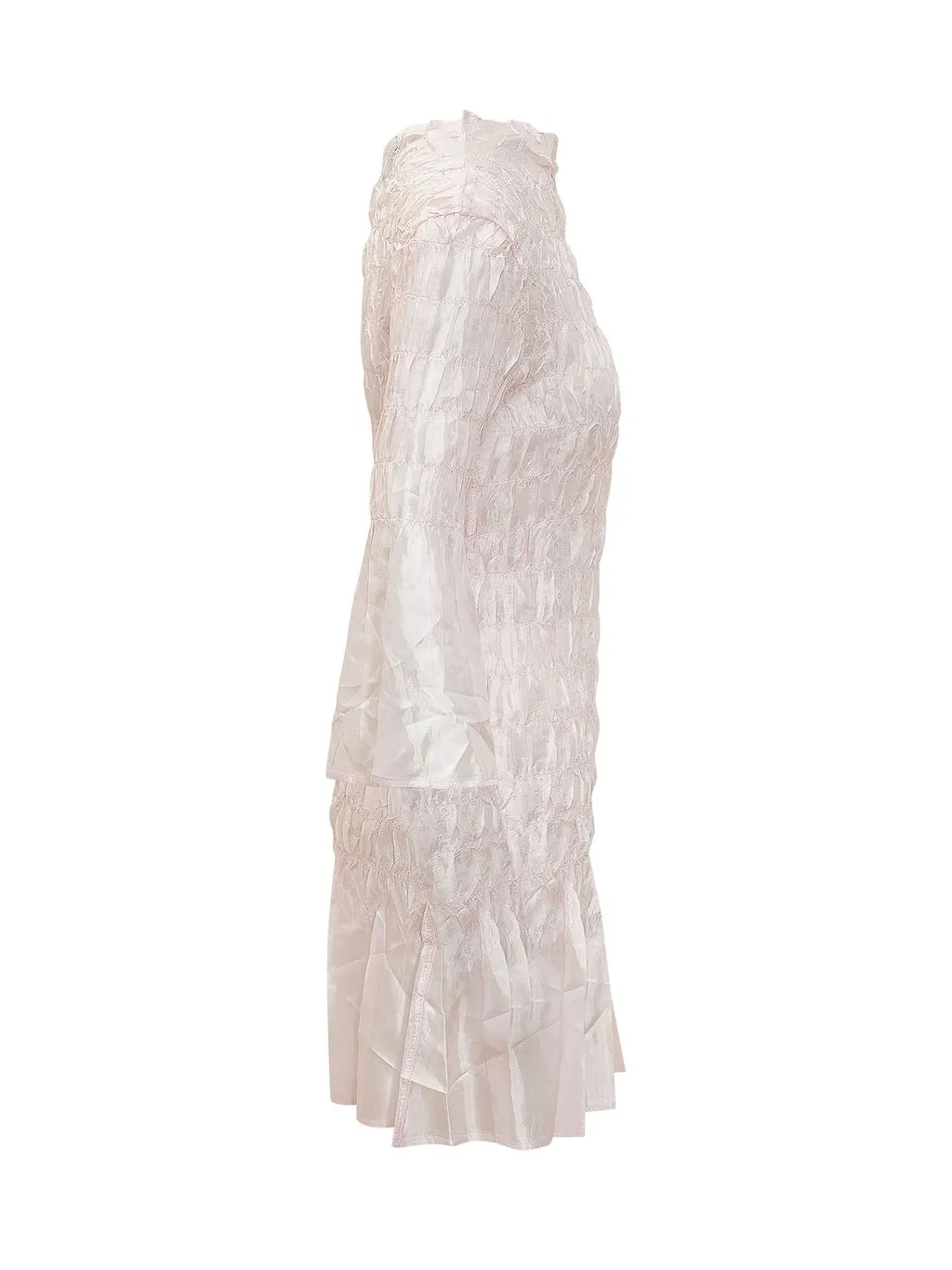 Hand Pleated Mini Dress