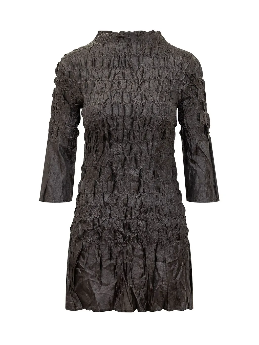 Hand Pleated Mini Dress