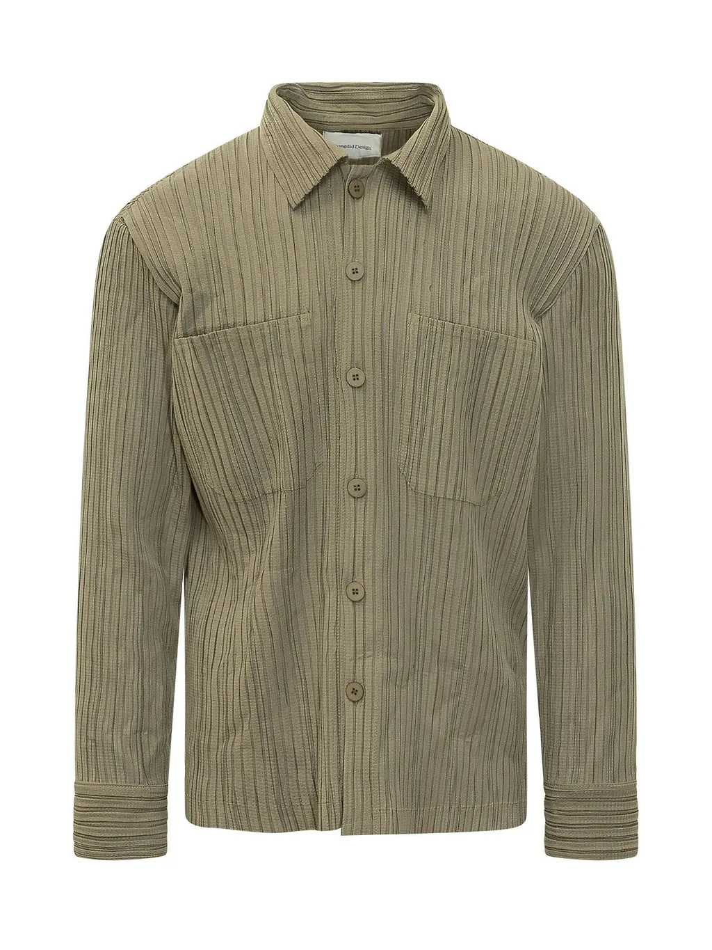 Gongdid Design Pinstripe Buttoned Shirt
